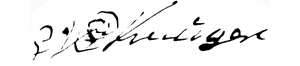 Signatur von Paul Krüger