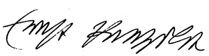 Signatur von Ernst Penzoldt